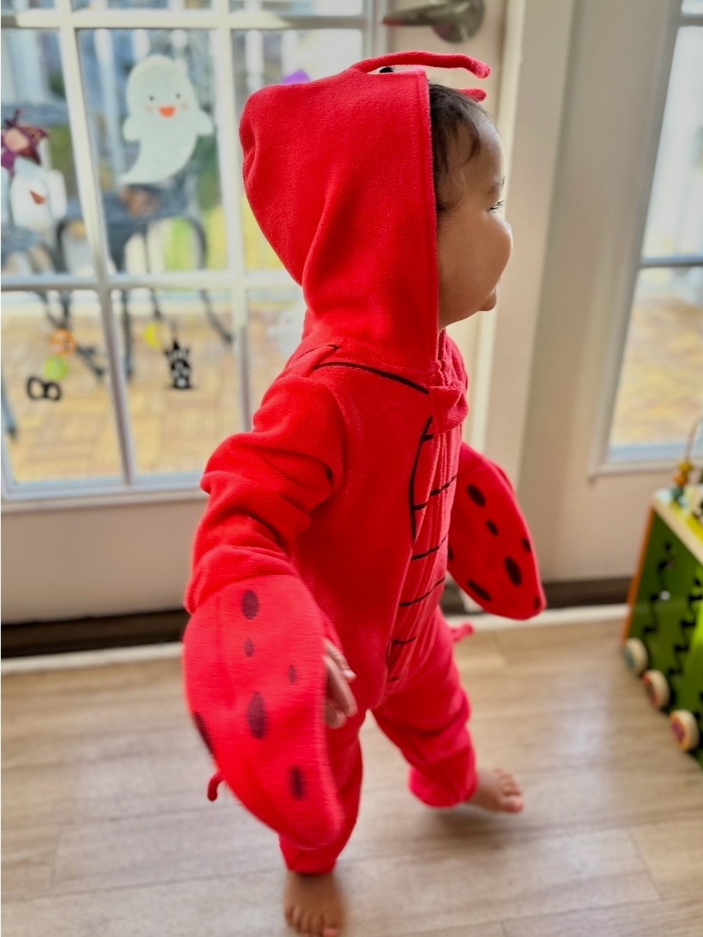 Toddler 3T Lobster Suit Costume Fleece Warm Halloween Costume You’re My Lobster